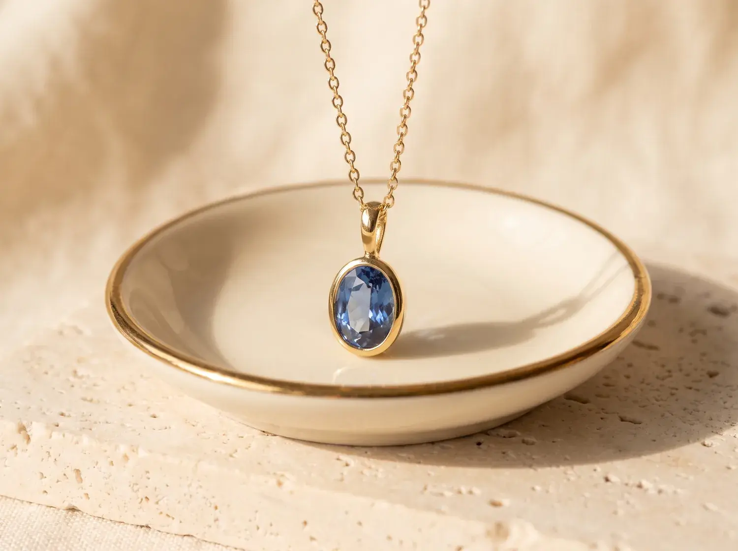 Ceylon Blue Sapphire Pendant